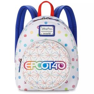 Special Epcot 40th anniversary Loungefly backpack. NWT.